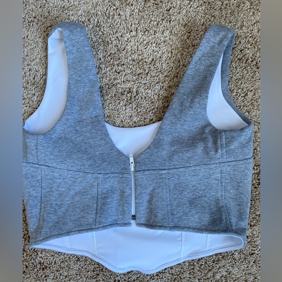 Frankie Collective Rework Nike Sweatshirt Bustier - Picture 2 of 2